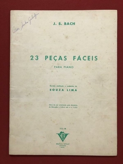 Livro - 23 Peças Fáceis Para Piano - J. S. Bach - Souza Lima