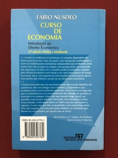 Livro - Curso De Economia - Fábio Nusdeo - Seminovo - comprar online