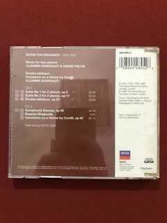 CD Duplo - Vladimir Ashkenazy - Rachmaninov - Importado - comprar online