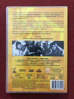 DVD - O Amor - Anna Magnani / Federico Fellini - Versátil - comprar online