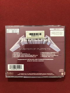 CD - Metallica - Master Of Puppets - 1989 - Nacional - comprar online
