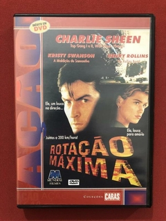 DVD - Rotação Máxima - Charlie Sheen - Kristy Swanson - Semi