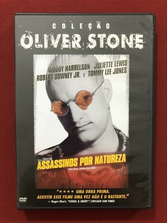 DVD - Assassinos por Natureza - Woody Harrelson - Seminovo