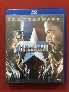 Blu-ray - Capitão América - Guerra Civil - Marvel - Seminovo