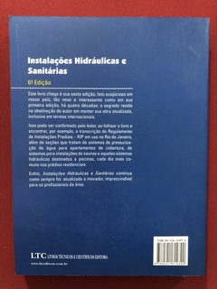 Livro - Instalações Hidráulicas E Sanitárias - Hélio Creder - Ed. LTC - comprar online