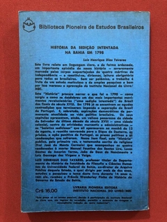 Livro - História Da Sedição Intentada Na Bahia Em 1978 - Luís Henrique Dias - comprar online