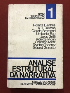 Livro - Análise Estrutural Da Narrativa - Barthes - Todorov - Editora Vozes