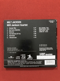 CD - Milt Jackson - Milt Jackson Quartet - Nacional - Semin. - comprar online