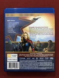 Blu-ray - Capitã Marvel - Brie Larson - Marvel - Seminovo - comprar online