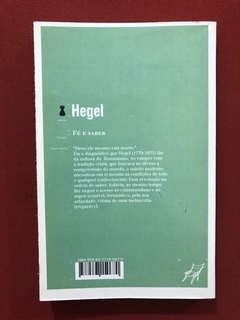 Livro - Fé E Saber - Hegel - Editora Hedra - Seminovo - comprar online