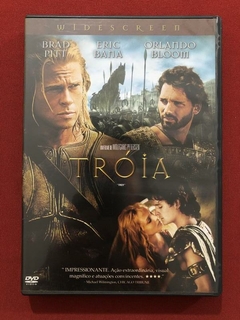 DVD - Tróia - Brad Pitt/ Eric Bana/ Orlando Bloom - Seminovo