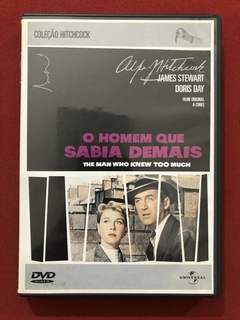 DVD - O Homem Que Sabia Demais - James Stewart - Seminovo