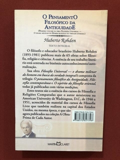 Livro - O Pensamento Filosófico Da Antiguidade - Seminovo - comprar online