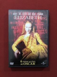 DVD - Elizabeth - Cate Blanchett/ Geoffrey Rush - Seminovo