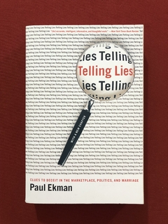 Livro - Telling Lies - Paul Ekman - Ed. Norton - Seminovo