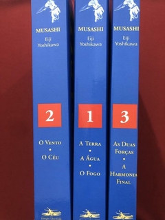 Livro - Musashi - 3 Volumes - Eiji Yoshikawa - Estação Liberdade - Seminovo