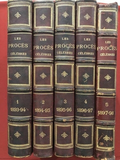 Livro - Coleção Les Procès Célèbres - 5 Volumes - 1893-98 - comprar online