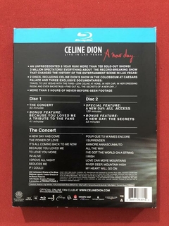 Blu-ray - Celine Dion - Live In Las Vegas - A New Day - Sebo Mosaico - Livros, DVD's, CD's, LP's, Gibis e HQ's