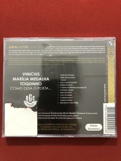 CD - Vinicius Marília Medalha Toquinho - Como Dizia - Novo - comprar online