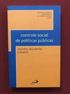 Livro - Controle Social De Políticas Públicas - Seminovo