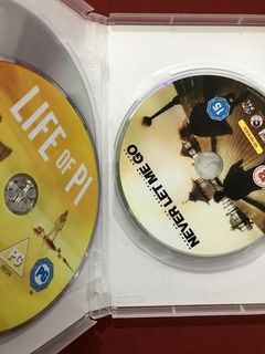 DVD - The Book Thief/ Never Let Me Go/ Life Of Pi - Seminovo - Sebo Mosaico - Livros, DVD's, CD's, LP's, Gibis e HQ's