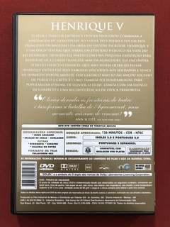 DVD - Henrique V - Laurence Olivier - Classic - Seminovo - comprar online