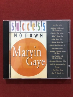CD - Marvin Gaye - Success Motown - Nacional - Seminovo