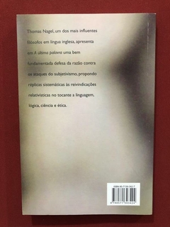 Livro - A Última Palavra - Thomas Nagel - Editora Unesp - comprar online