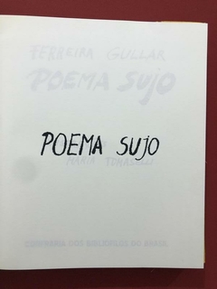 Imagem do Livro - Poema Sujo - Ferreira Gullar - Ed. CBB - Seminovo