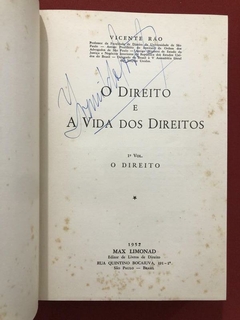 Livro - O Direito E A Vida Dos Direitos - 3 Livros - Vicente Ráo - loja online