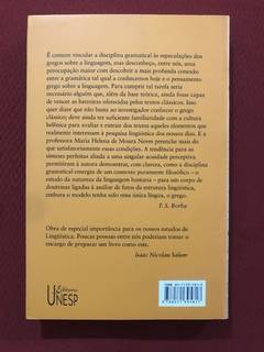 Livro - A Vertente Grega Da Gramática Tradicional - Maria H. De M. Neves - Seminovo - comprar online