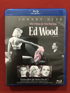 Blu-ray - Ed Wood - Johnny Depp - Dir. Tim Burton - Seminovo