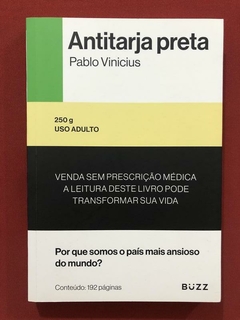 Livro - Antitarja Preta - Pablo Vinicius - Ed. Buzz - Seminovo
