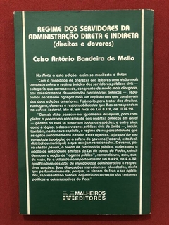 Livro - Regime Dos Servidores Da Administração - Celso Antônio Bandeira - comprar online