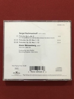 CD - Rachmaninoff - Preludes - Weissenberg - Import - Semin - comprar online