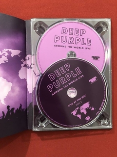 DVD - Box Deep Purple - Around The World Live - Seminovo - Sebo Mosaico - Livros, DVD's, CD's, LP's, Gibis e HQ's