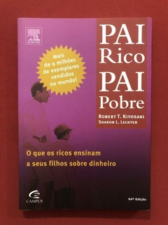 Livro - Pai Rico, Pai Pobre - Editora Campus - Seminovo