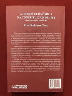 Livro - A Ordem Econômica Na Constituição De 1988 - comprar online