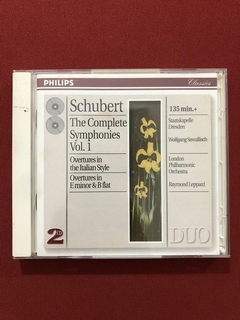CD Duplo- Schubert Complete Symphonies Vol 1 - Import - Semi