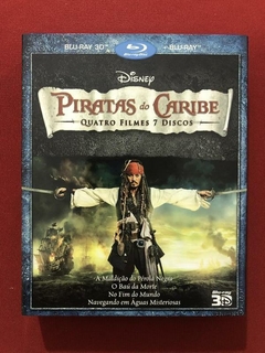 Blu-ray - Box Piratas Do Caribe - 4 Filmes/ 7 Discos - Semin