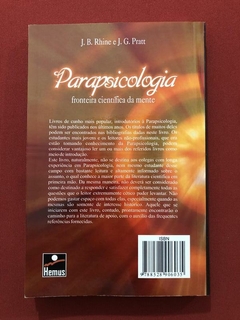 Livro- Parapsicologia - J. B. Rhine - J. G. Pratt - Ed. Hemus - comprar online