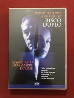 DVD - Risco Duplo - Tommy Lee Jones/ Ashley Judd - Seminovo