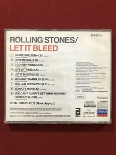 CD - Rolling Stones - Let It Bleed - 1986 - Nacional - comprar online