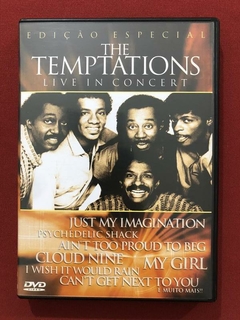 DVD- The Temptations - Live In Concert - Ed Especial - Semin