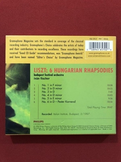 CD - Liszt - 6 Hungarian Rhapsodies - Importado - Seminovo - comprar online