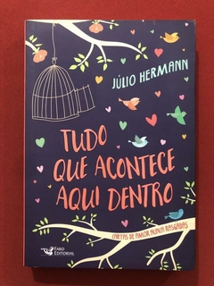 Livro - Tudo Que Acontece Aqui Dentro - Júlio Hermann - Seminovo