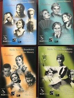 Livro - Série Teatro Brasileiro - Bastidores - Simon Khoury - 10 Volumes - loja online