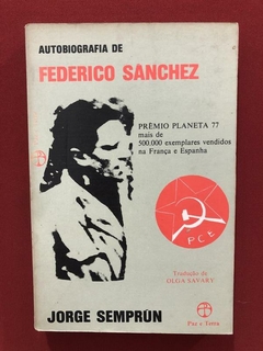 Livro - Autobiografia De Federico Sanchez - Jorge Semprún