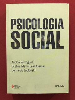 Livro - Psicologia Social - Aroldo Rodrigues - Editora Vozes - Seminovo