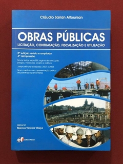 Livro - Obras Públicas - Cláudio Sarian Altounian - Fórum - Seminovo